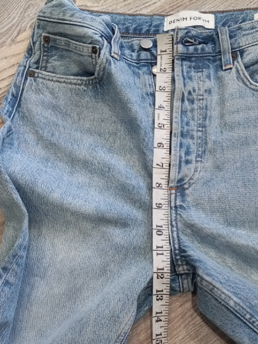 Denim Forum BF High Loose 28L Light Blue Women's Jeans - Picture 16 of 16